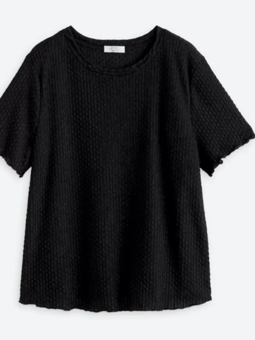 NWT Beacon Lettuce Trim Sleeve Knit Top 2X - Picture 2 of 5